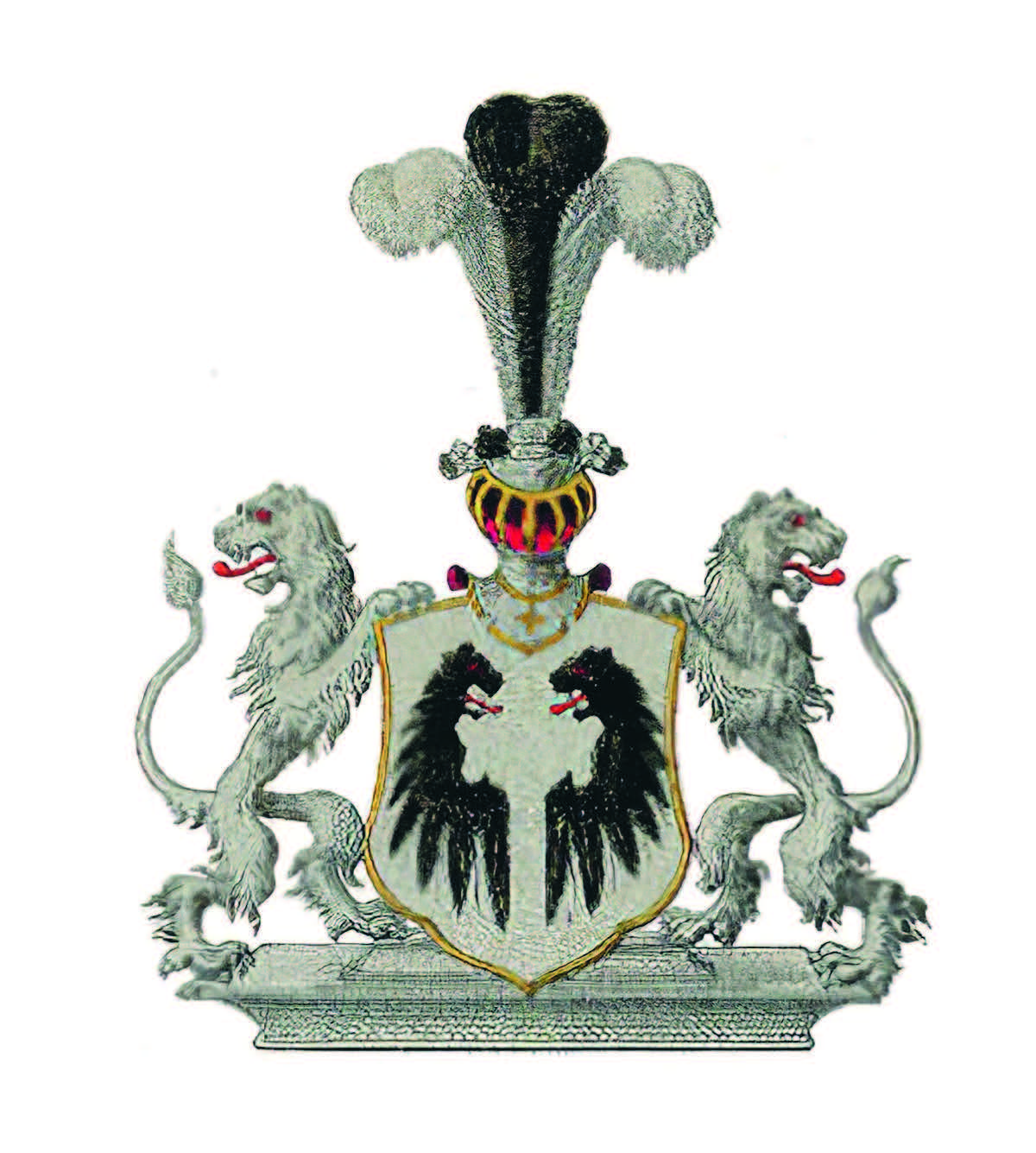 Vapensköld för ätten nr 130 vid finska Riddarhuset